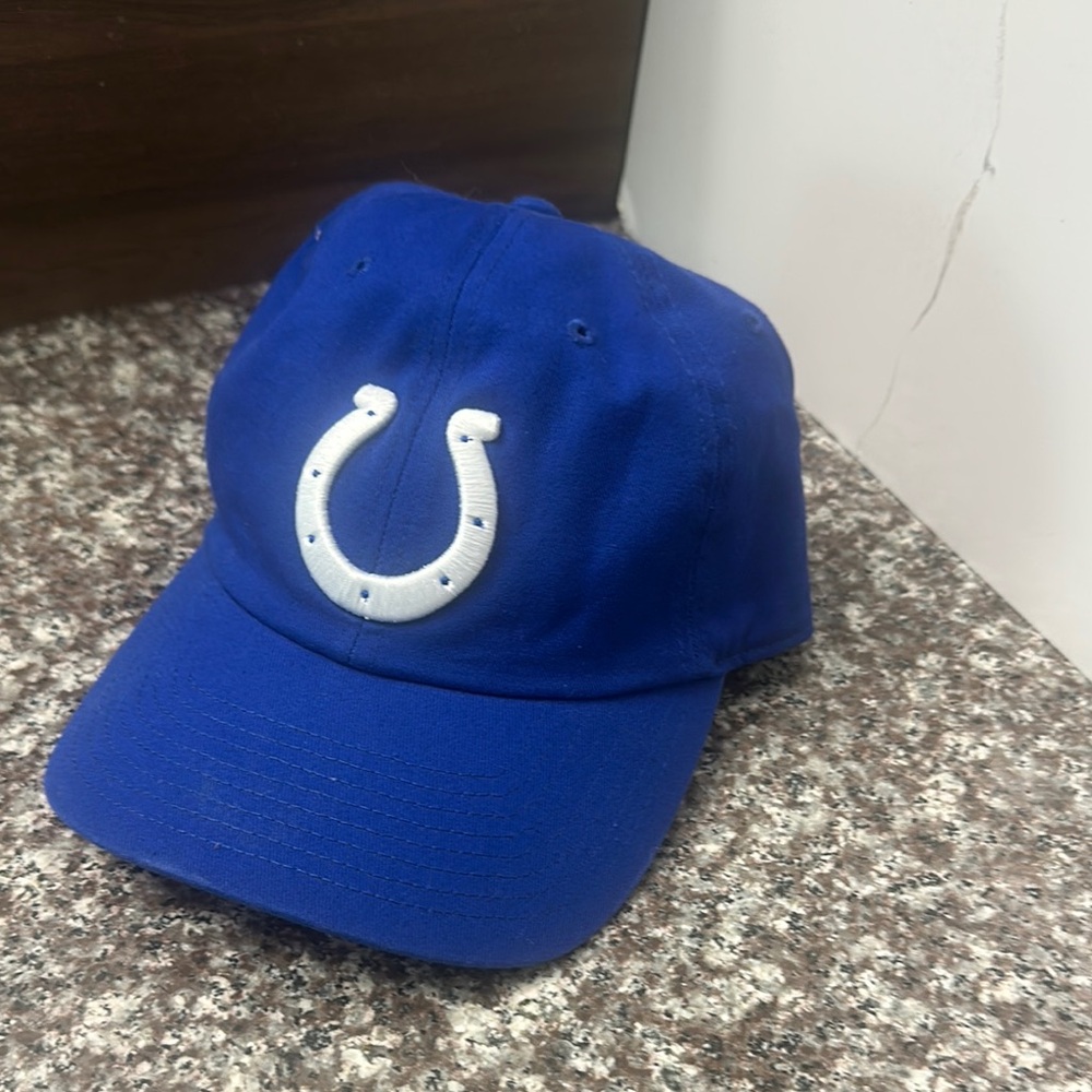 Classic Blue Cap with White Emblem
